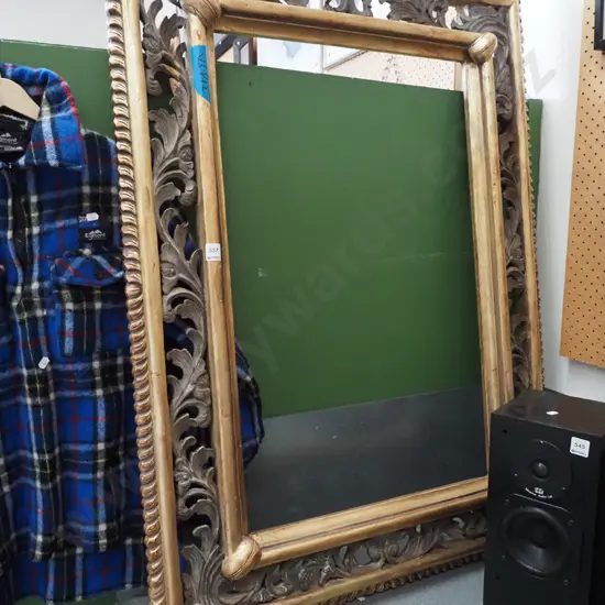 ornately carved gilt picture frame H-1110 W-780