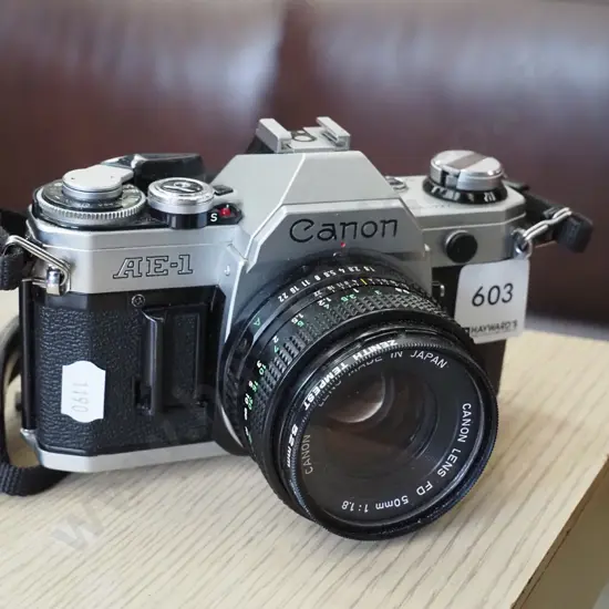 Canon AE/1 35mm film camera