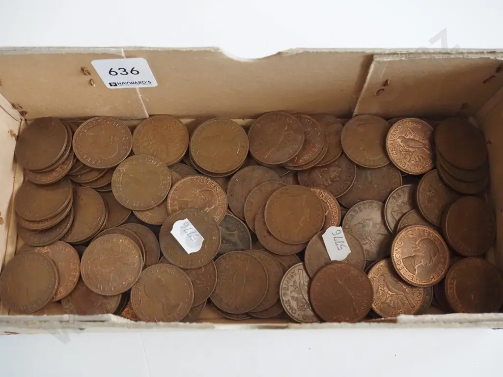 box of copper coins Image 1++