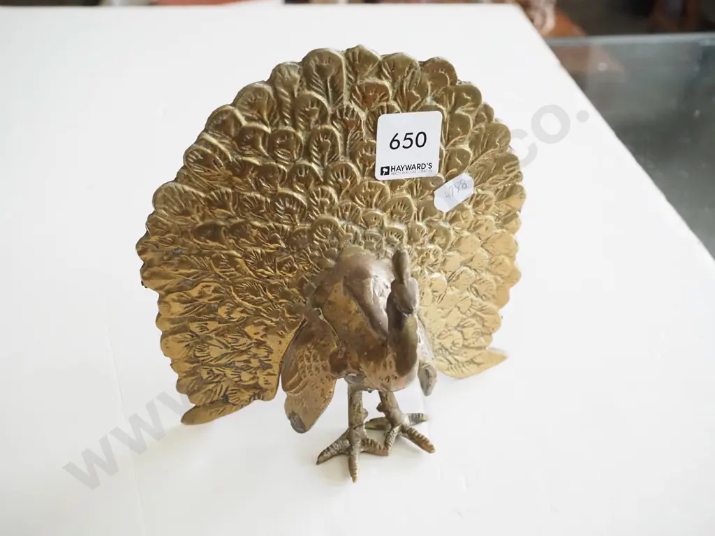 brass peacock Image 1++
