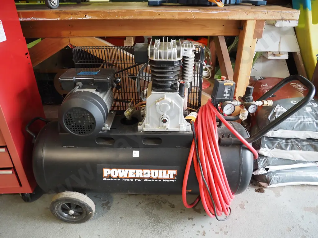 large Powerbuilt air compressor Image 1++