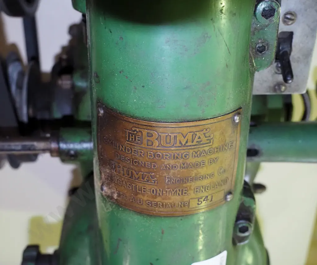 Vintage Buma cylinder boring machine and accessories and gear puller Image 1++