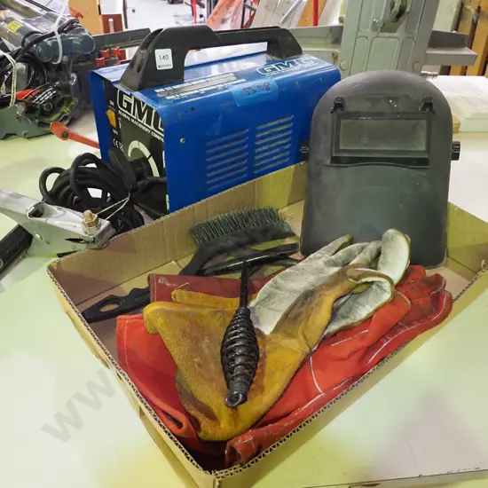 GMC 140amp arc welder and accessories
