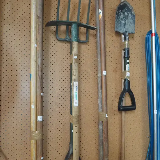 grubber, garden fork