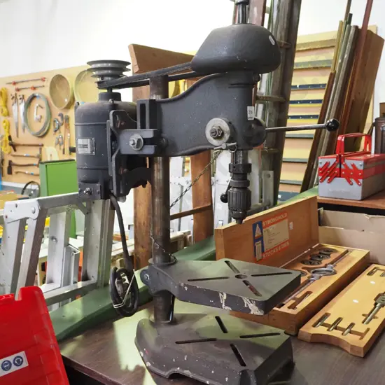 vintage drill press