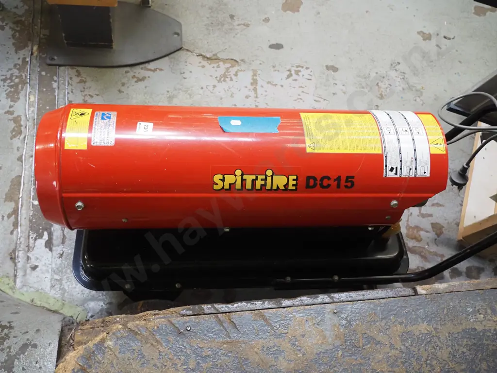 Spitfire DC15 diesel powered workshop heater Image 1++