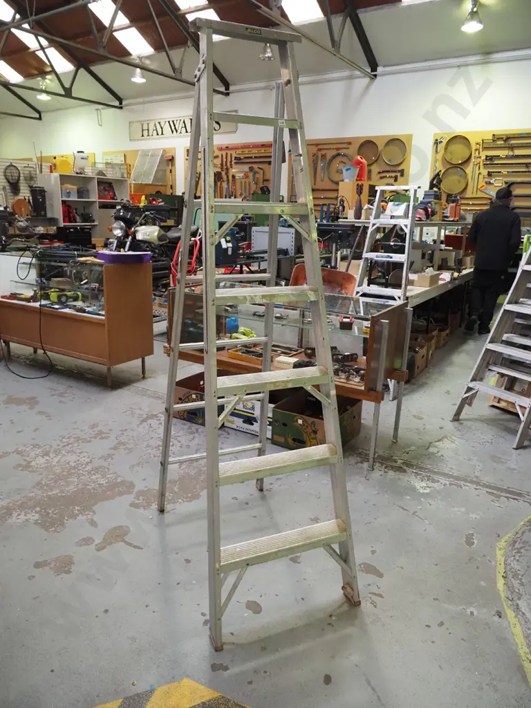 Alco 6 step aluminium ladder Image 1++