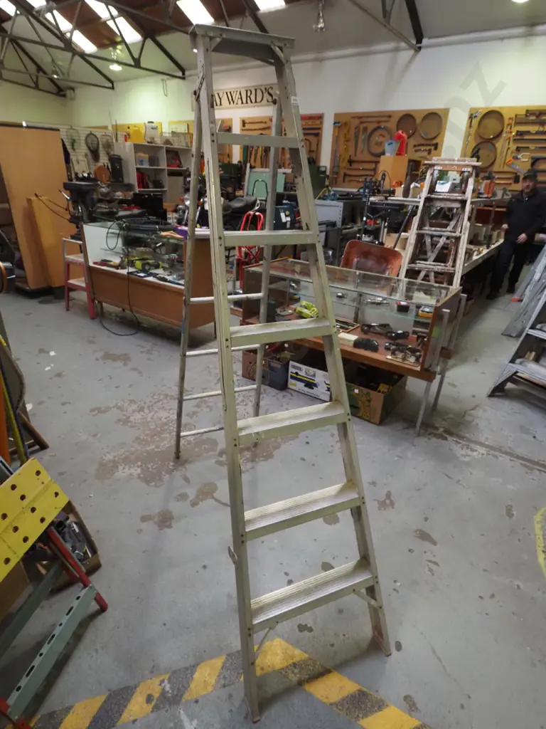 6 step aluminium ladder Image 1++