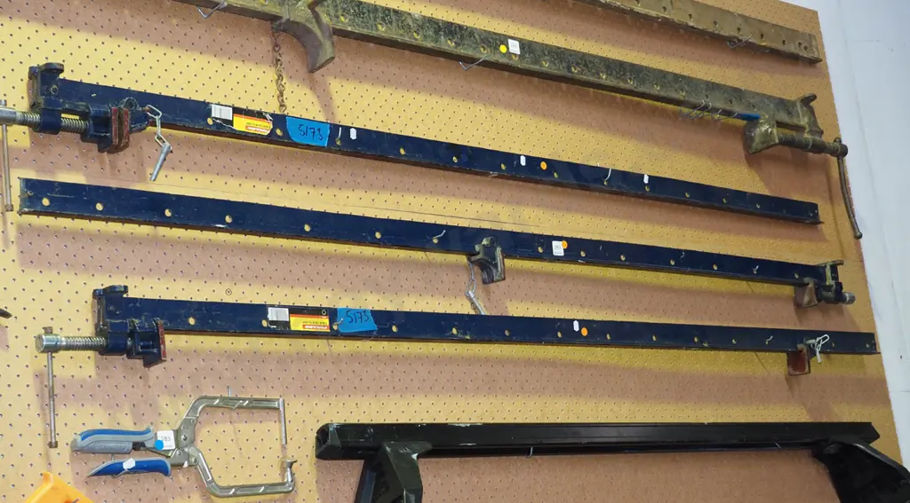 3x Fuller sash clamps - orange dots Image 1++