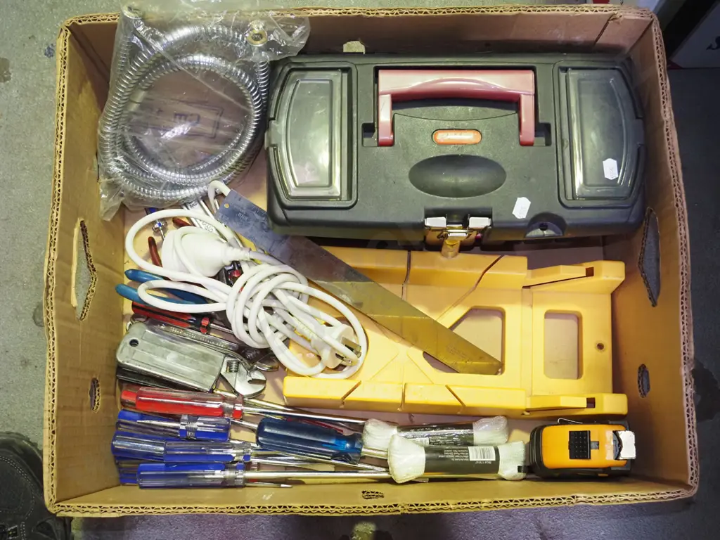 box; screwdrivers, mitre, box, tool box etc Image 1++