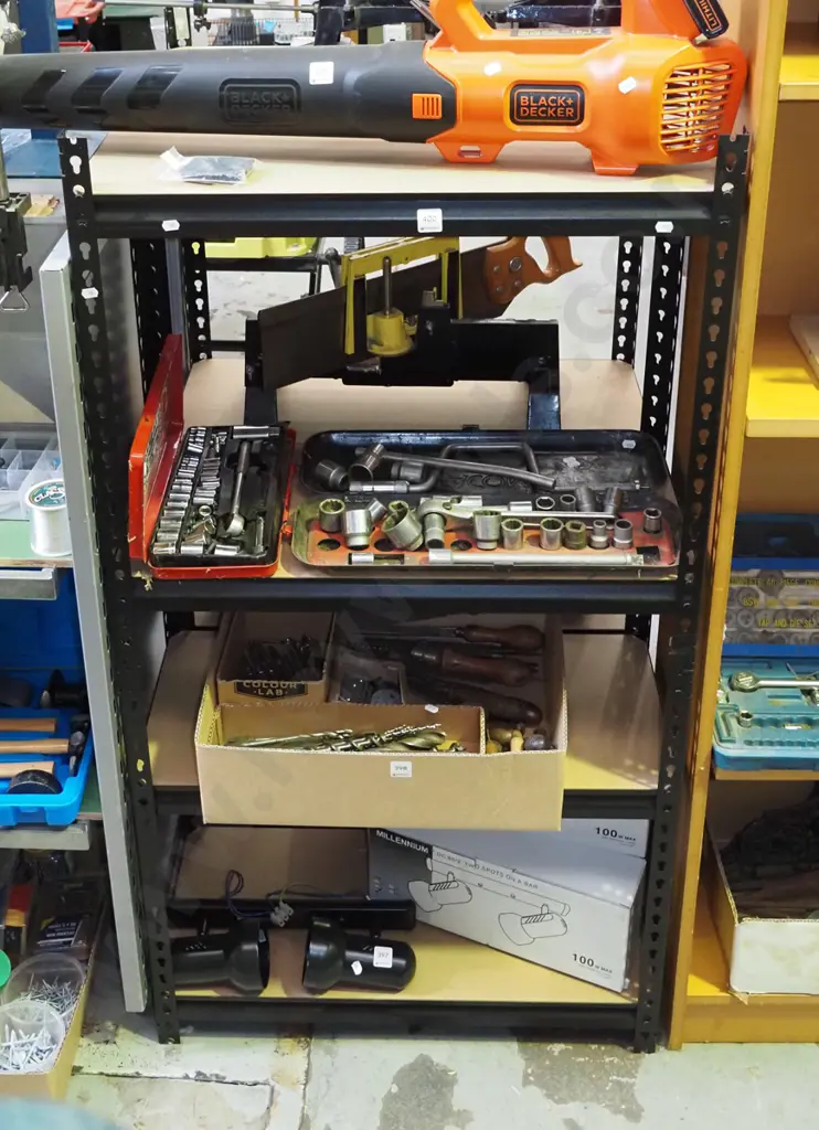metal and mdf workshop shelves Image 1++
