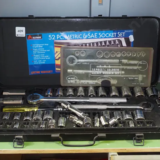2x part socket sets