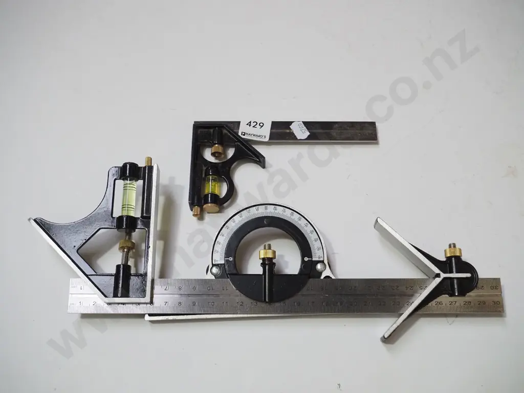 builder's square, combination square set Image 1++