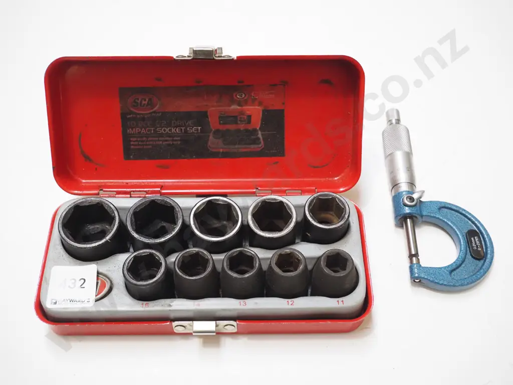 micrometer, small impact socket set Image 1++