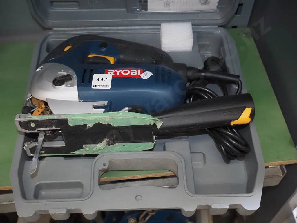 cased Ryobi jigsaw Image 1++