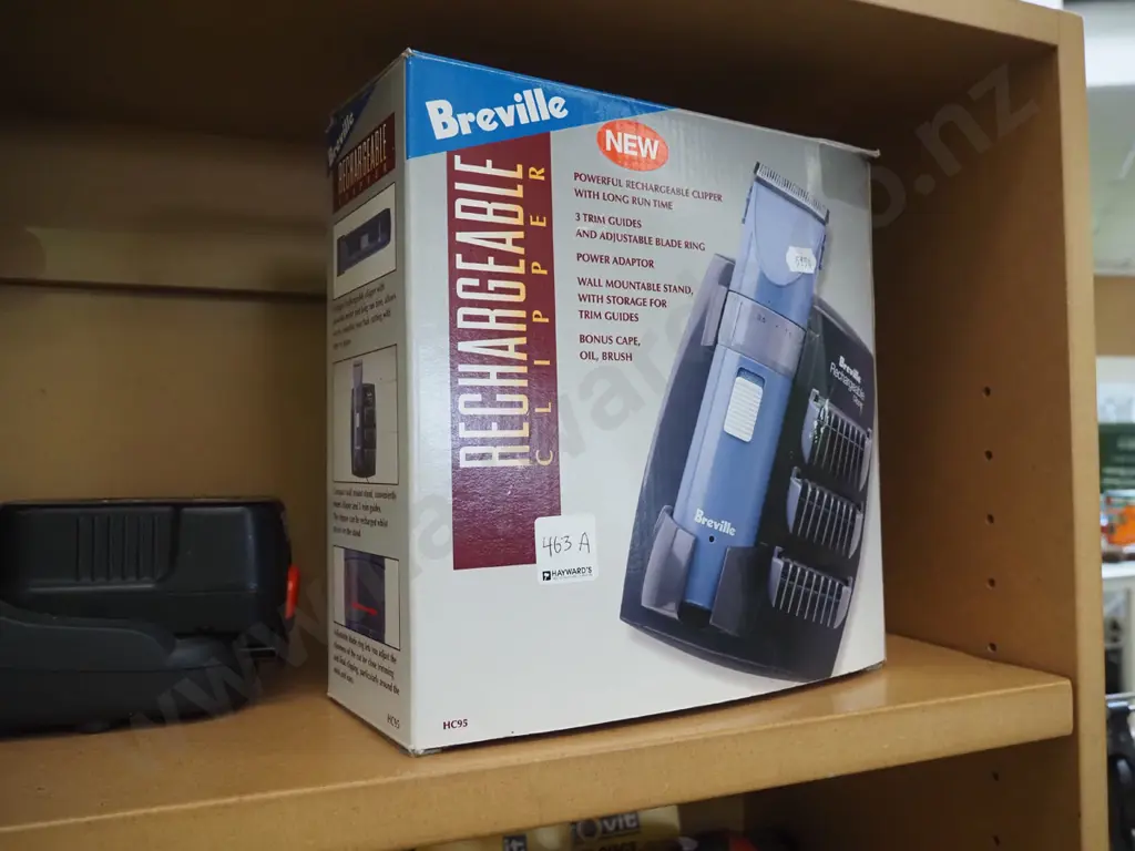 boxed Breville rechargable hair clipppers Image 1++