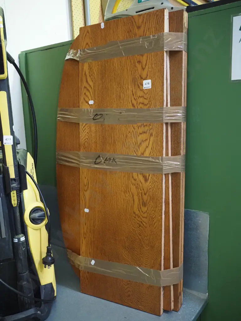 4x pieces of oak L-910 W-490 Image 1++