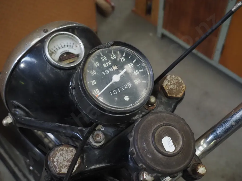 Velocette vintage 1940s/50s  motorcycle, License plate 58536, deregistered. Image 1++
