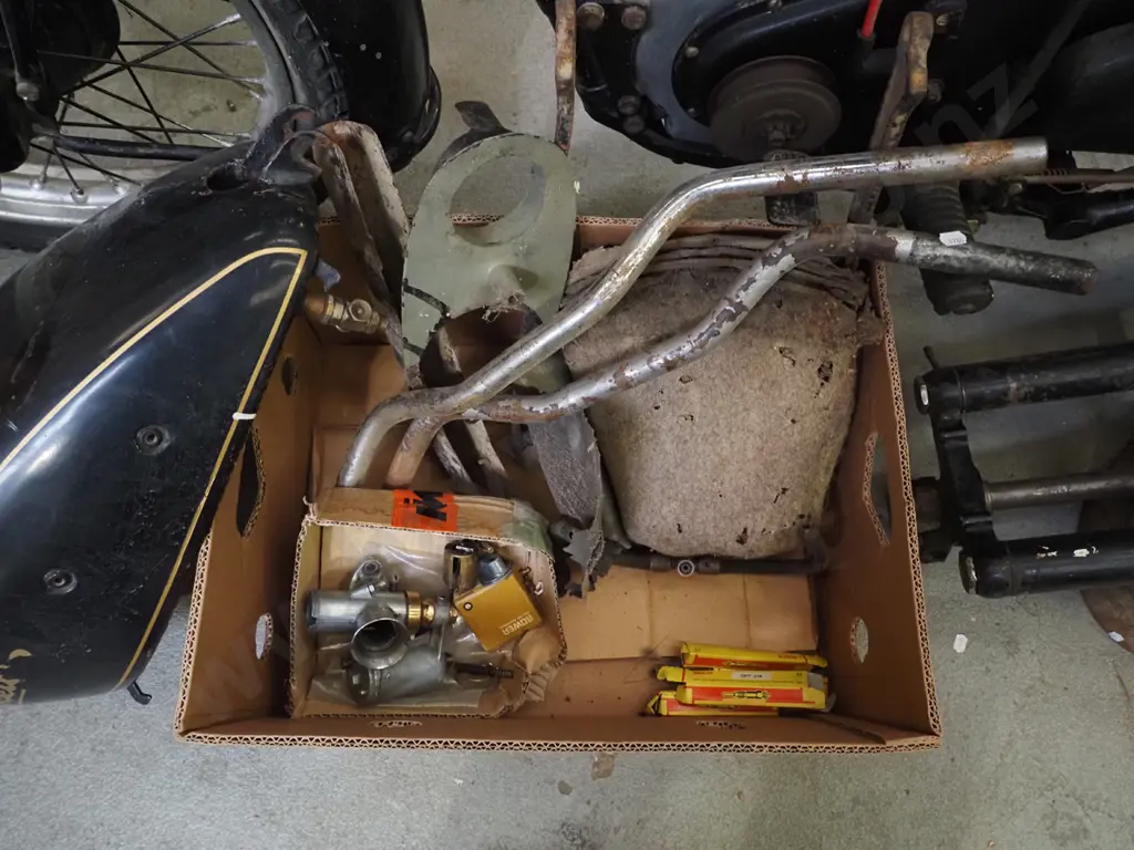 Velocette vintage 1940s/50s  motorcycle, License plate 58536, deregistered. Image 1++