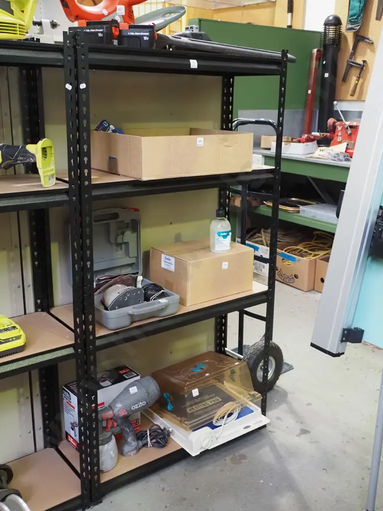 mdf and metal workshop shelves H-1500 W-810 D-310 Image 1++