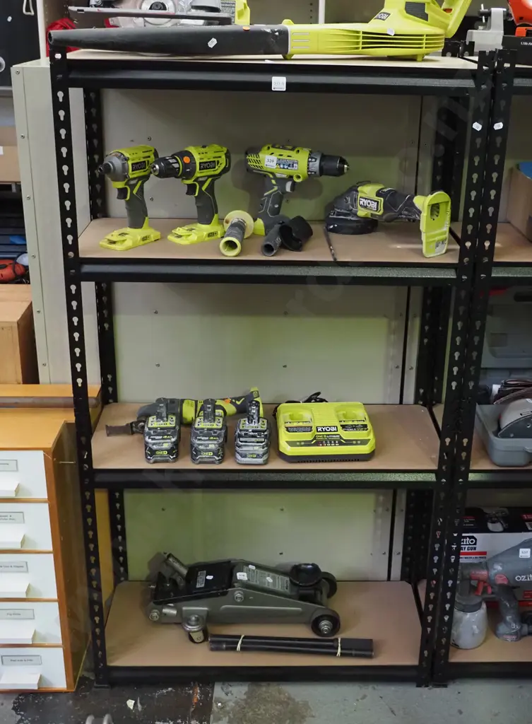 mdf and metal workshop shelves H-1500 W-810 D-310 Image 1++