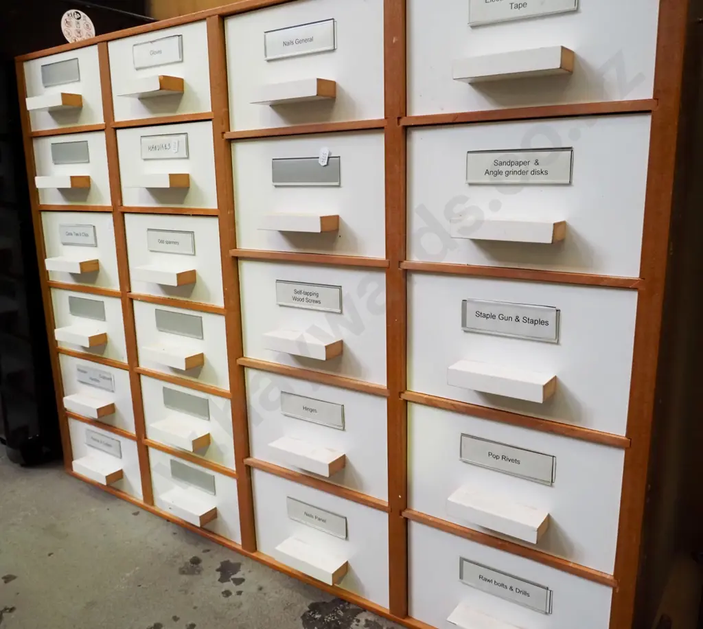 mdf melteca 24 drawer workshop chest H-670 W-900 D-310 Image 1++
