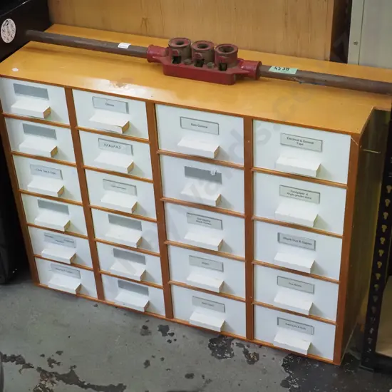 mdf melteca 24 drawer workshop chest H-670 W-900 D-310
