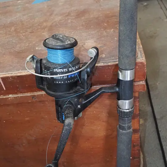 fishing rod and reel