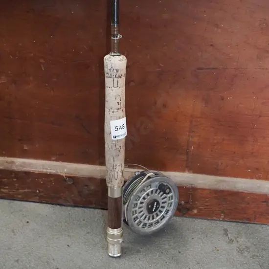 fly fishing rod and reel