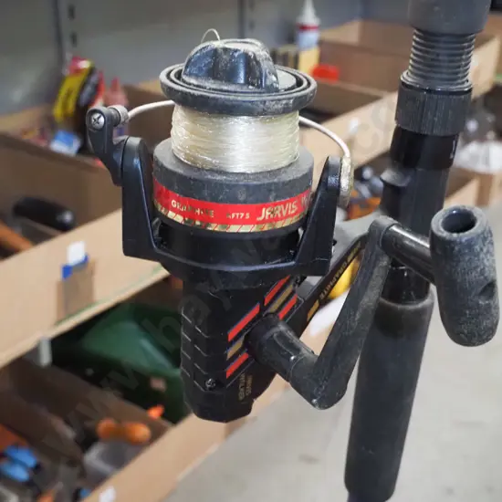 surf caster and reel