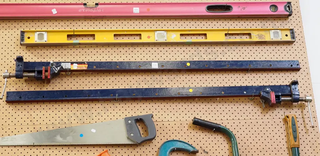 2x sash clamps - yellow dots Image 1++