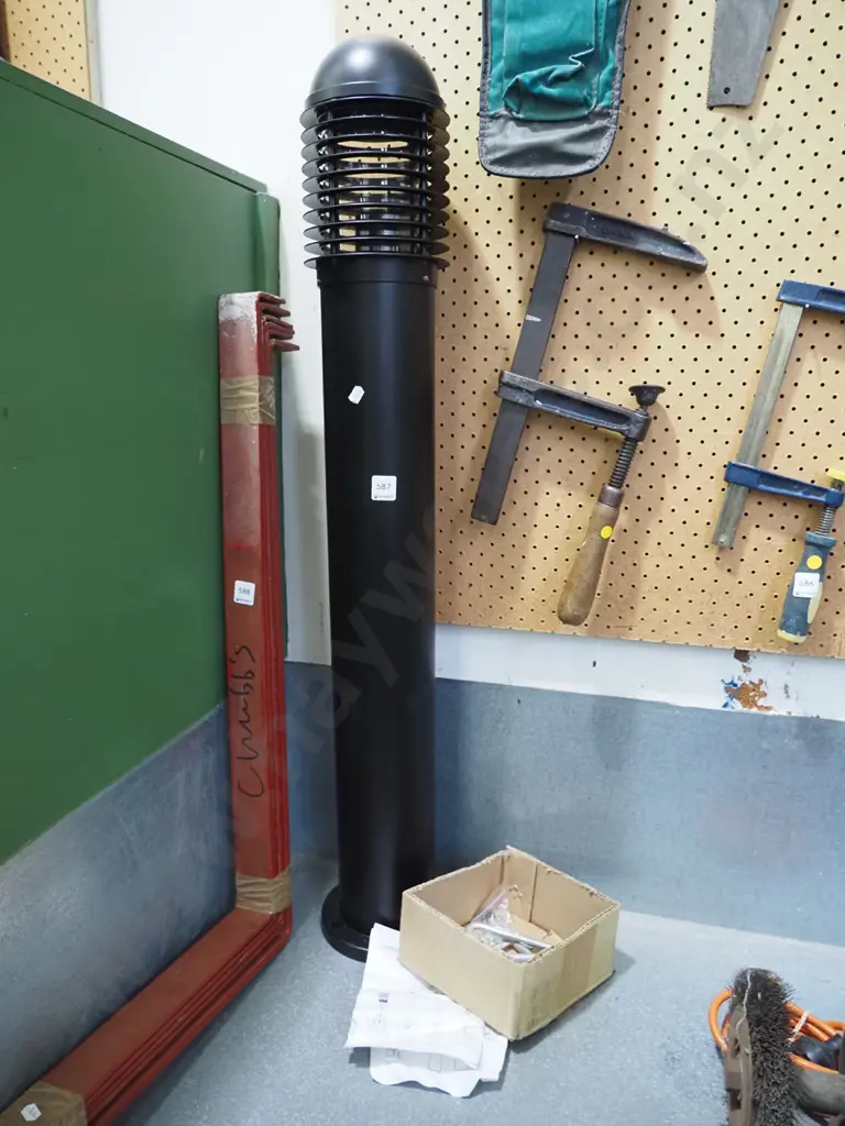 garden light/black bollard H-990 Image 1++