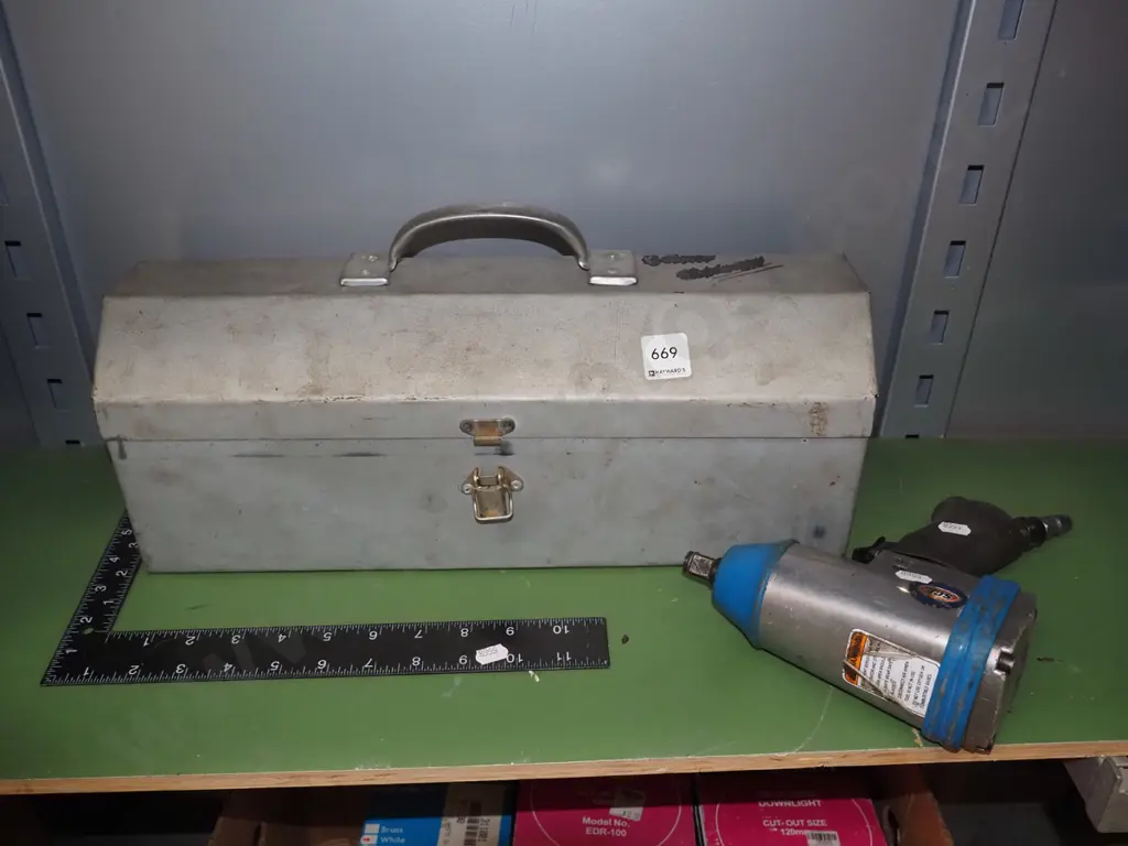 air powered impact wrench, tool box etc Image 1++