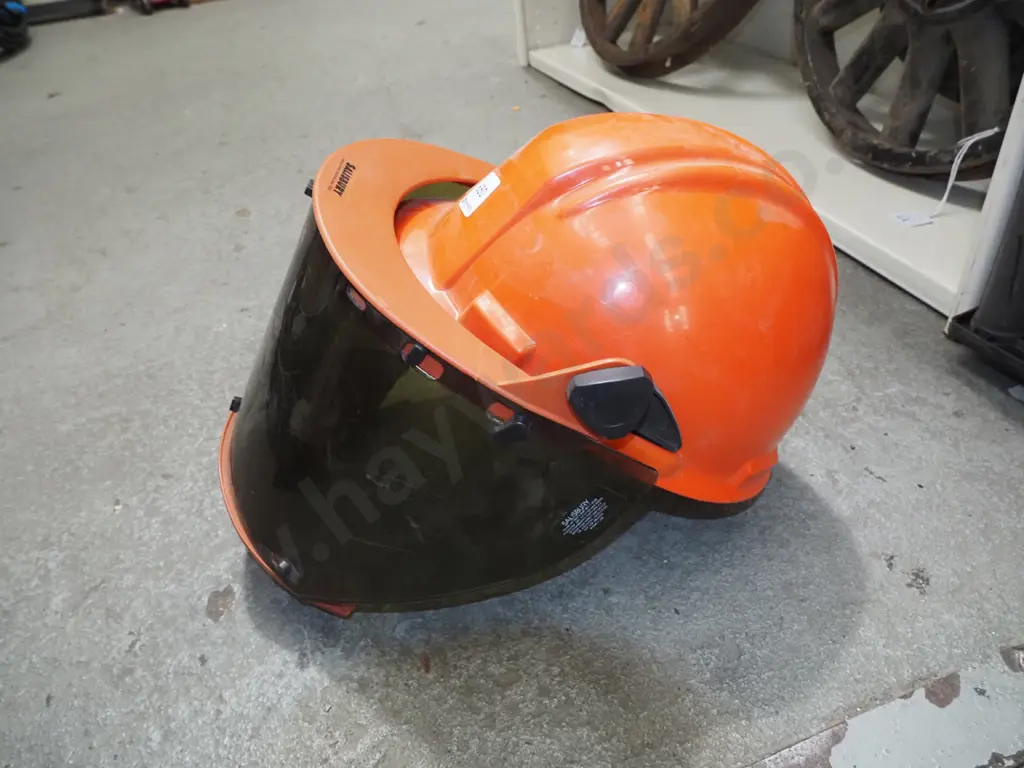 hard hat with face shield Image 1++