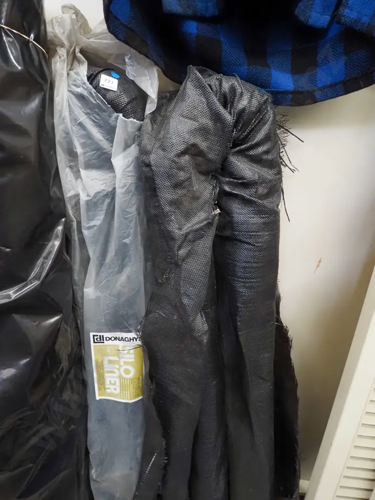 2x rolls of black Silo Liner Image 1++