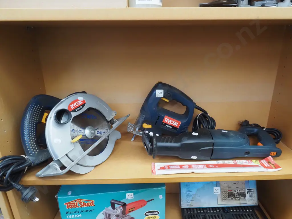Ryobi skilsaw, jigsaw, reciprocating saw Image 1++