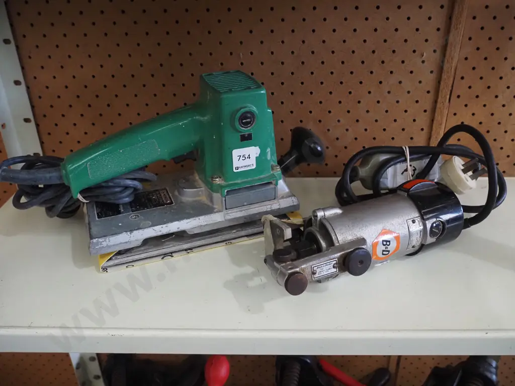 orbital sander, Black & Decker laminate cutter Image 1++