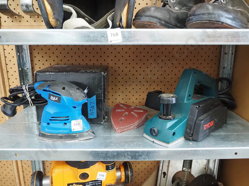 Ryobi power planer, small orbital sander Image 1++
