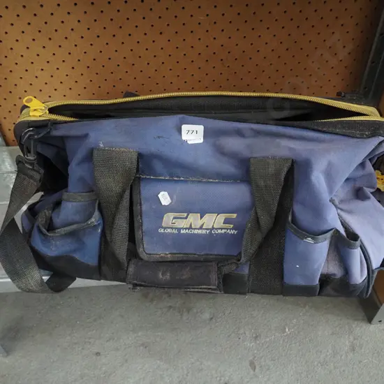 dirty GMC tool bag