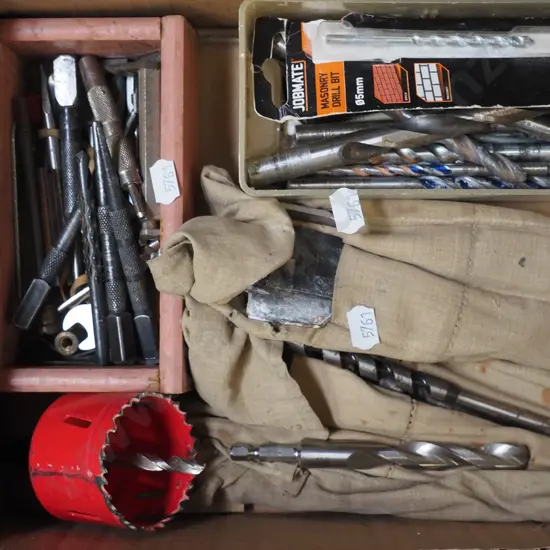 box of drill bits