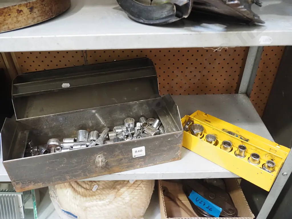 socket set, tool box of ratchets, sockets Image 1++