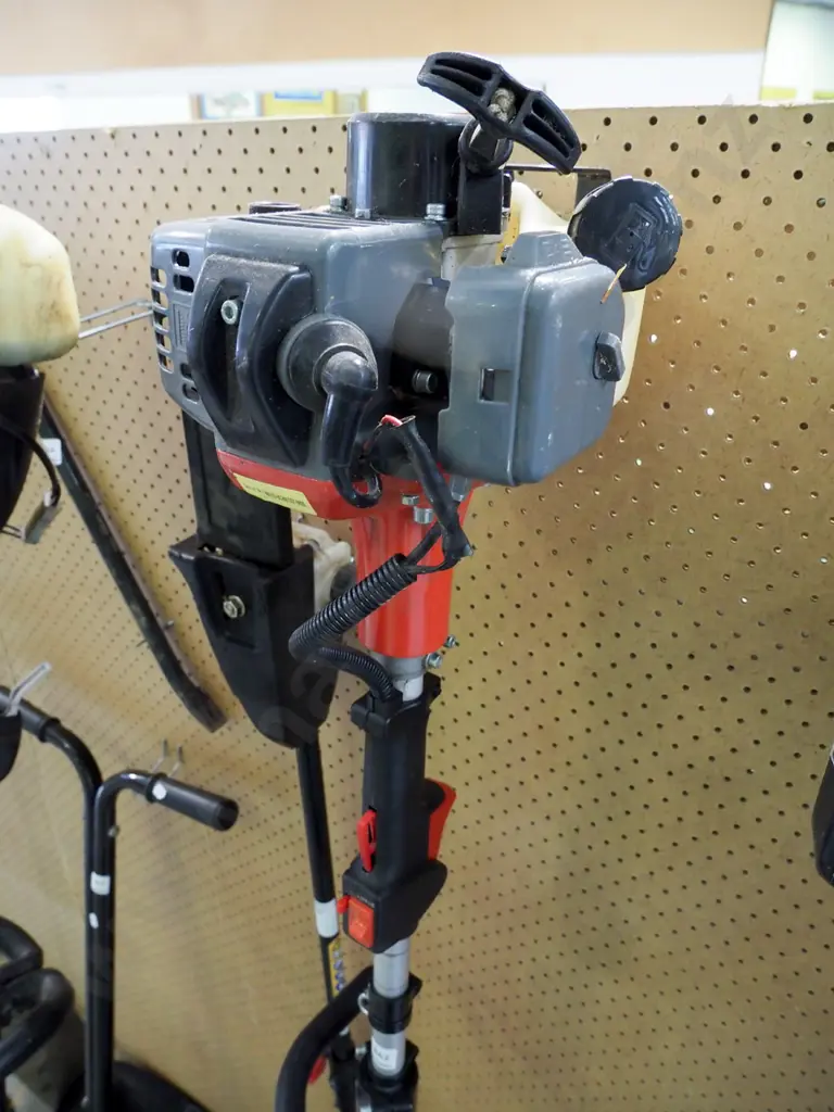 Morrison 2 stroke multi tool with line trimmer, chainsaw attachment, accessories Image 1++