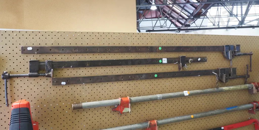 3x sash clamps - green dots Image 1++
