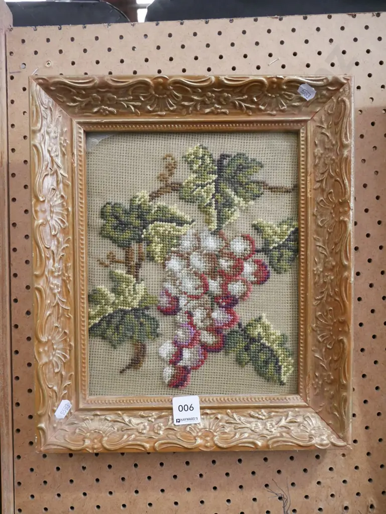 ornate needlework- grapes Image 1++