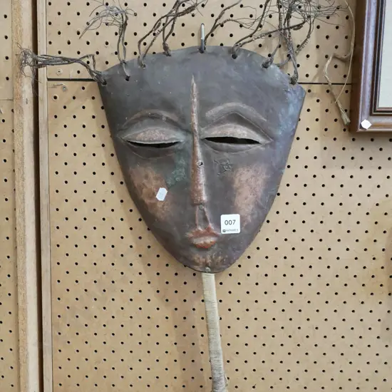 wall art - copper mask