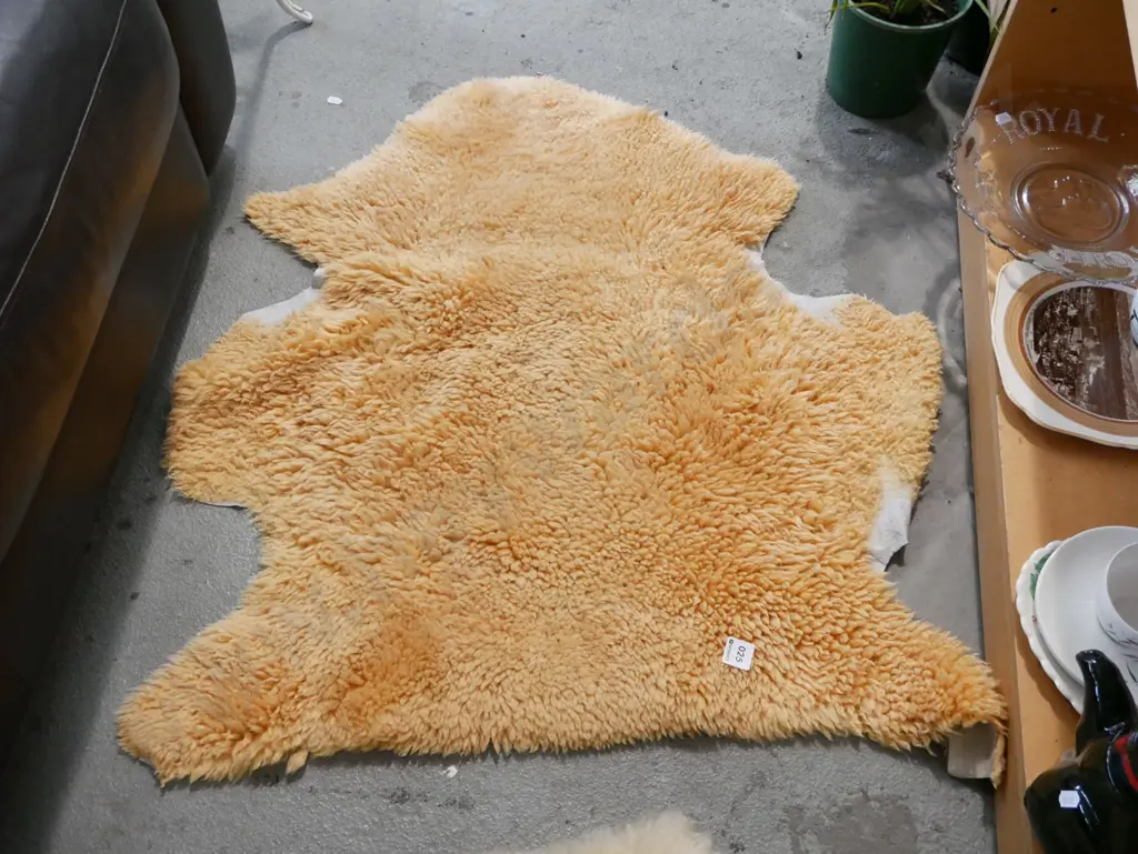 orange sheepskin Image 1++