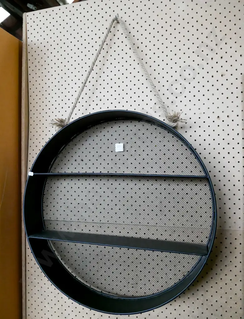 circular metal wall mounted shelves Image 1++