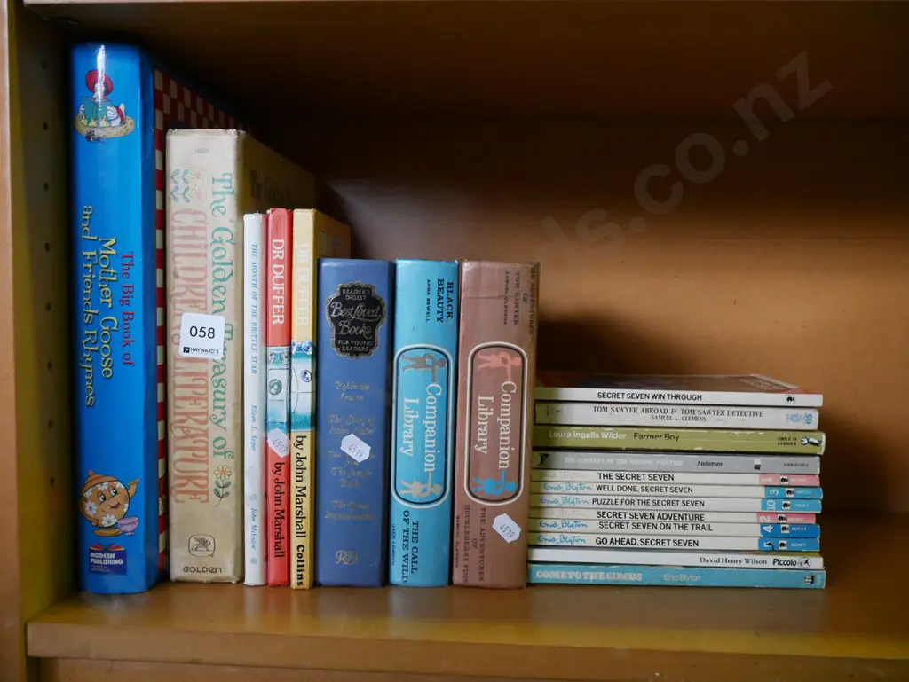 shelf of children's books Image 1++