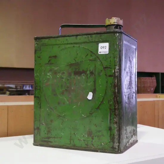 vintage Castrol petrol tin