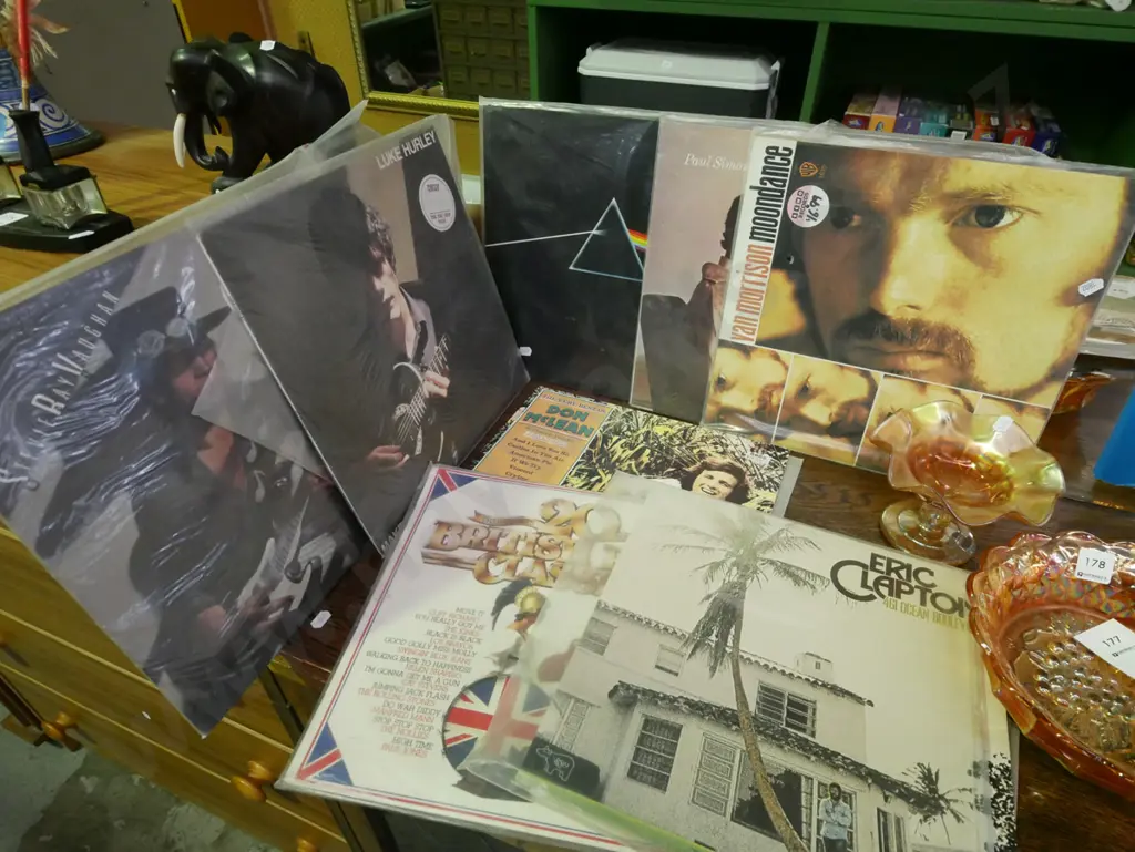 LPs; Eric Clapton, Luke Hurley, Pink Floyd etc Image 1++